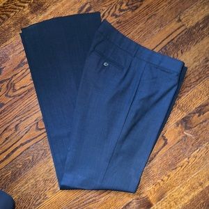 🖤NWOT Theory🖤Heathered black thin wool suiting pants. PRISTINE. Size 10.